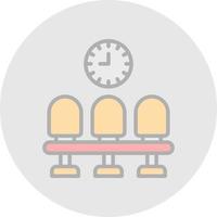 Waiting Room Vector Icon Design