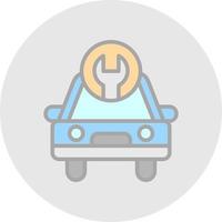 Car Service Vector Icon Design