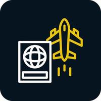 International Flights Vector Icon Design