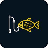 Fishing Vector Icon Design