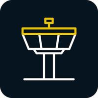 Control Tower Vector Icon Design