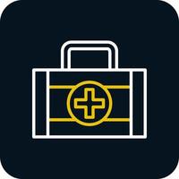 First Aid Kit Vector Icon Design