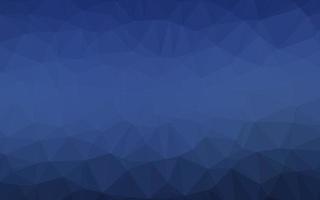 Dark BLUE vector abstract mosaic backdrop.