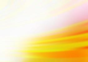 Light Yellow, Orange vector abstract blurred background.