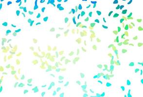 Light Blue, Yellow vector pattern with chaotic shapes.