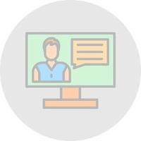 Elearning Vector Icon Design