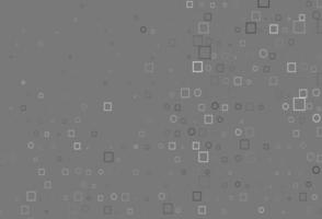 Light Silver, Gray vector template with spots, rectangles.