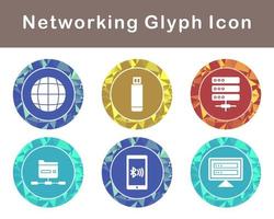 Networking Vector Icon Set