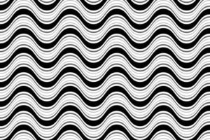 abstract black and white stripe straight wavy line pattern texture. vector