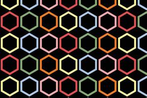 abstract retro geometric polygon pattern. vector