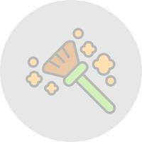 Feather Duster Vector Icon Design