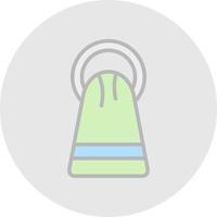 Towel Rack Vector Icon Design
