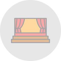 Stage Vector Icon Design