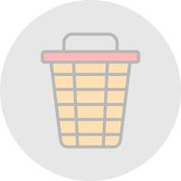 Trash Bin Vector Icon Design