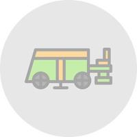 Ice Resurfacer Vector Icon Design