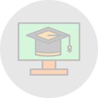 E Learning Vector Icon Design