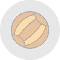 Beach Ball Vector Icon Design