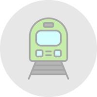 diseño de icono de vector de tren