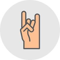 Sign Language Vector Icon Design