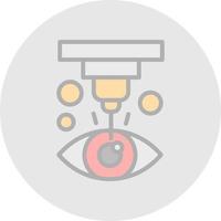 Laser Surgery Vector Icon Design