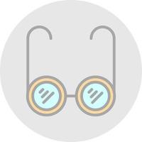 Eye Glasses Vector Icon Design