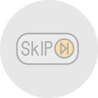 Skip Ad Vector Icon Design