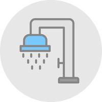 Shower Vector Icon Design