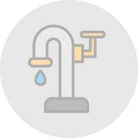 Water Pump Vector Icon Design