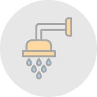 Shower Head Vector Icon Design