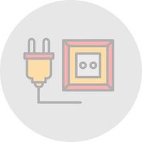 Unplugged Vector Icon Design