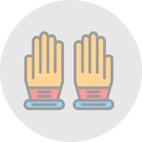 Gloves Vector Icon Design