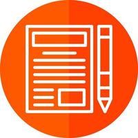 Blogger Vector Icon Design