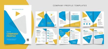 modelo de creativo empresa perfil vector