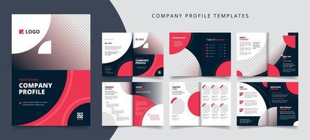 Template of General Company Profile vector