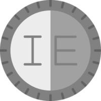 Ireland Dial code Vector Icon