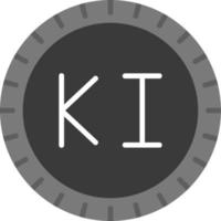 Kiribati Dial code Vector Icon