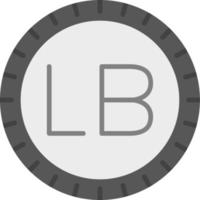 Lebanon Dial code Vector Icon