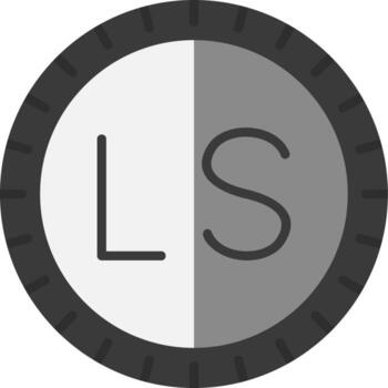 Lesotho Dial code Vector Icon