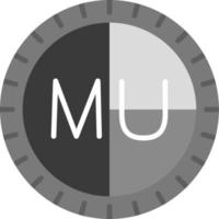 Mauritius Dial code Vector Icon