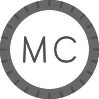 Mónaco marcar código vector icono