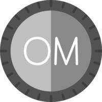 Oman Dial code Vector Icon