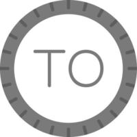 Tonga Islands Dial code Vector Icon