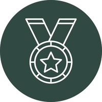 icono de vector de medalla