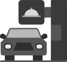 Drive Thru Vector Icon