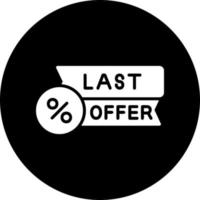 Last Offer Vector Icon