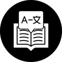 Language Book Vector Icon