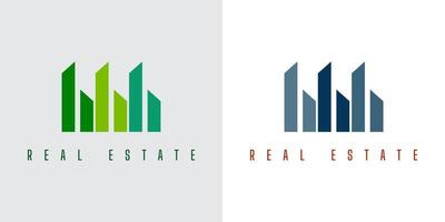 real inmuebles creativo muestra logo vector ilustración. lata ser usado para negocios, empresas y más
