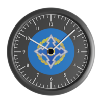 Wall clock with the flag of Collective Security Treaty Organization png