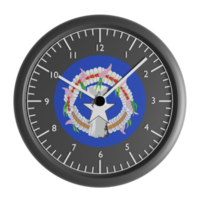 Wall clock with the flag of Northern Mariana Islands png