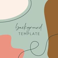 Trendy abstract square templates with geometric shapes. Good for social media posts, mobile apps, banner designs and online promotions and adverts. Abstract vector background.